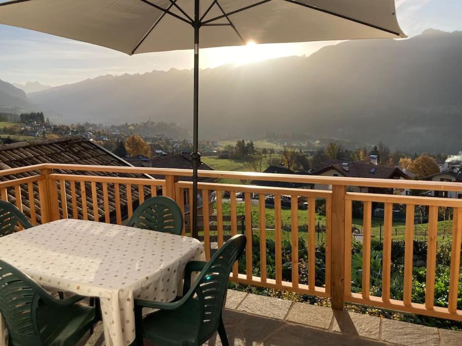 Casa Diaf Appartamento Incantevole Carano Ville Di Fiemme Bagian luar foto